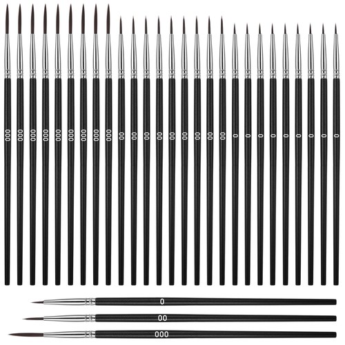 Feine pinsel set - pinsel, stück