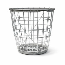Großer Weinballonkorb Metall