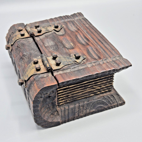 Vintage book shaped - book, hand
