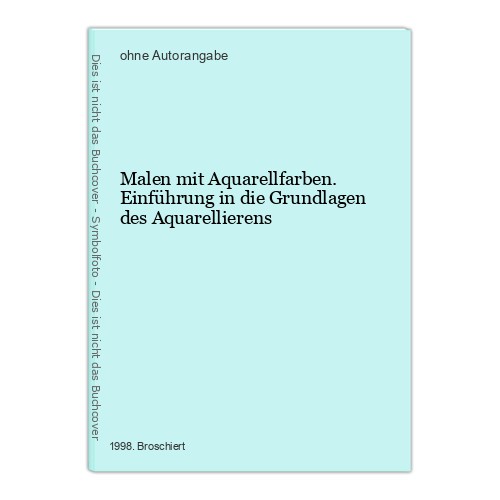 Malen mit aquarellfarben - malen,