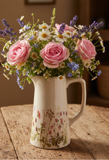 Krug Deko Vase Kanne Landhaus