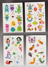 TATTOO s für Kindergeburtstag oder Hochzeit Junge Mädchen Geburtstag Spiel idee