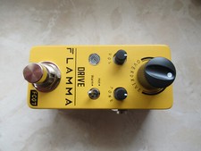 FLAMMA FC07 Overdrive Pedal mit Vintage-Effekt, Warm/Hot Modi, Mini Analog