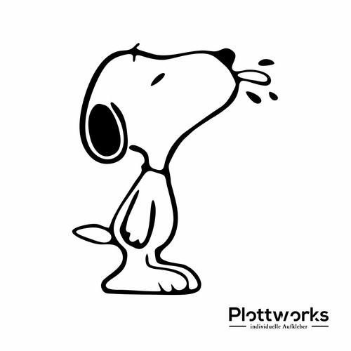01008 snoopy 90x110mm - snoopy, jdm