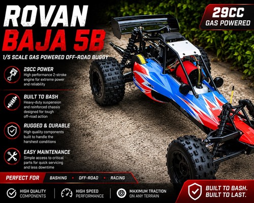 Rovan baja maßstab 5 - 5b, rc