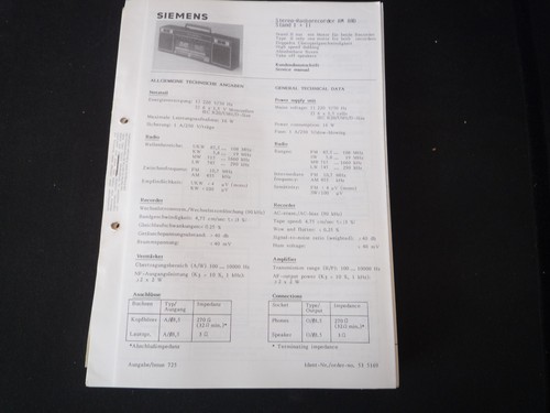 Original service manual - original,