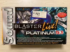 Creative Soundblaster Live! Platinum 5.1 inkl. Live Drive und Fernbedienung