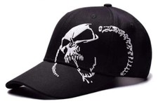 Totenkopf Skull Unisex Snapback Baseball Mütze Baseball Hat Cap Muster Stickerei