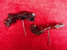 2 schöne ,alte Korkenzieher , Weinflaschenöffner , Wurzelholz