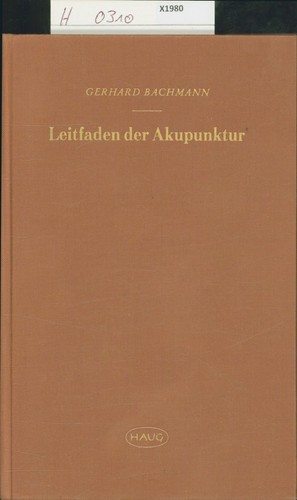 Leitfaden der akupunktur die - leitfaden,