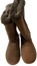 Damen winterstiefel braun - braun, fell