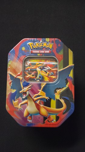 Pokemon tin box mega glurak - tin,