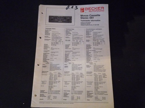 Original service manual - service,