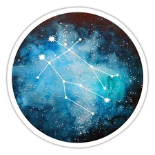 Zwilling Sternzeichen Tierkreiszeichen Aufkleber Sticker, max. 10 x 10 cm