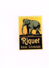 ANSICHTSKARTE- FOTOKARTE-LEIPZIG-RIQUET-KAKAO-SCHOKOLADE