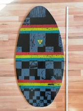 Deeply Skimboard Bodyboard Surfbrett Board Rasta Holz Triforce Vanlife Deko