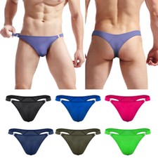 Sexy Herren Tanga Tanga Unterwäsche T-Back Pouch Briefs Bademode   ↑