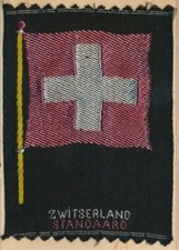 Fahne der Schweiz Seidenbild