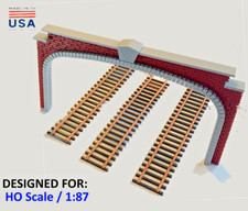HO Scale Red Brick TRIPLE