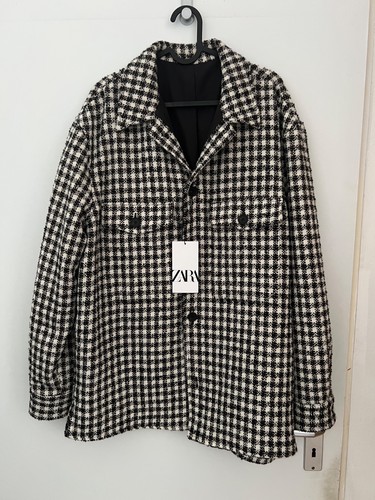 Zara kariertes overshirt mit - kariertes,