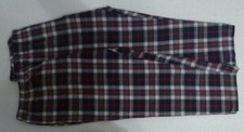 2 Stück - Schlafanzug- Pyjamahose - 56/58 - kariert - Flanell - Baumwolle