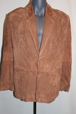 NEU! Herren echtes Wildleder Jacke/ Sakko von "SALMAN" Gr. 50 UNIKAT! NP 365€!