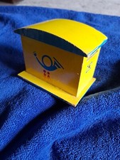 alte Spardose  Postbriefkasten Holz offen ohne Schlüssel Erbschaft Rarität 