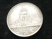 Medaille Deutscher Patriotenbund Völkerschlachtdenkmal Leipzig 1913