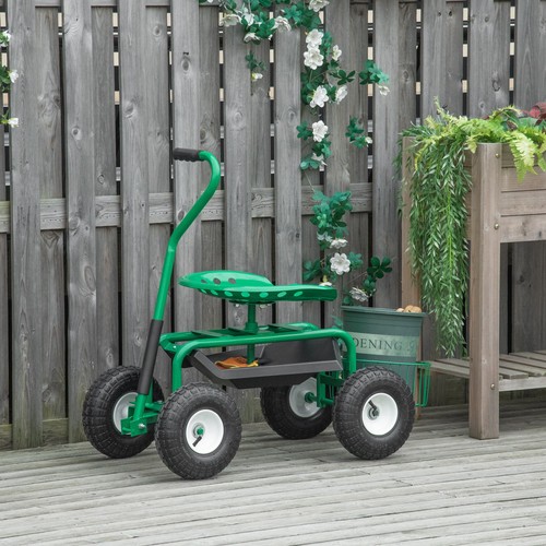 Outsunny gartenwagen mit - outsunny,
