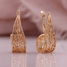 Damen ohrringe 585er - damen, roségold