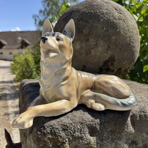 Große figur schäferhund - große,