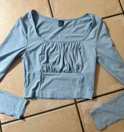 Langarmshirt hellblau xs - gr.,