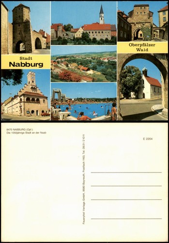 Nabburg mehrbildkarte mit - nabburg,