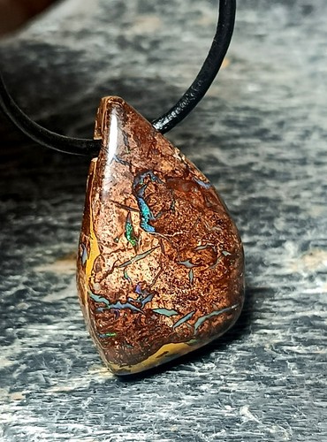Boulder opal anhänger - opal,