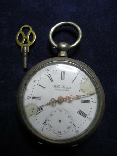 Antik taschenuhr silber - taschenuhr,