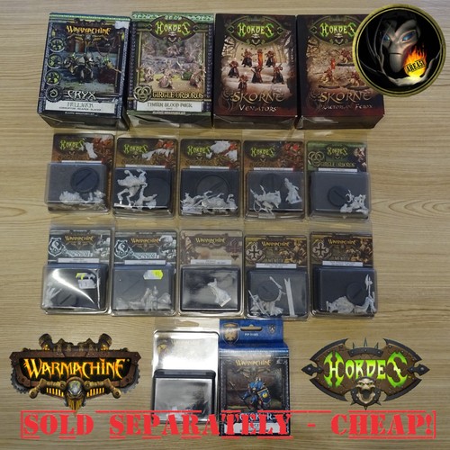 Hordes warmachine new minis - &,