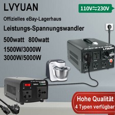 5000W 3000W Spannungswandler Transformator 110V⇋230V 500W 800W AC⇋AC Werkstatt