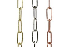 Lampenkette Eisen glatt
