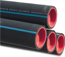 PE Rohr 20 25 32 40 50mm Stange 1 Meter lang SDR 11 DVGW Trinkwasserzertifiziert