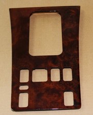 SCHALTKONSOLE ECHT  WURZELHOLZ