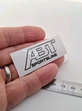 3 X Auto ABT Sportsline Schriftzug Logo ABT Emblem Aufkleber Sicker 