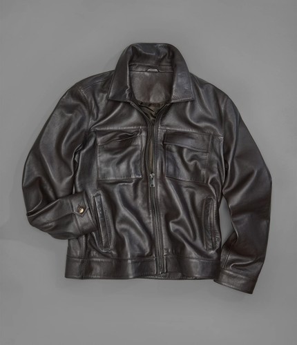 Braune lederjacke männer - braune,