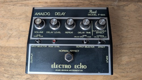 Pearl 605 electro echo - electro,