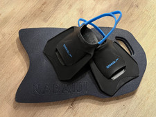 Speedo Schwimmflossen kurz, Größe M, blau/schwarz, fast neu incl. Schwimmbrett