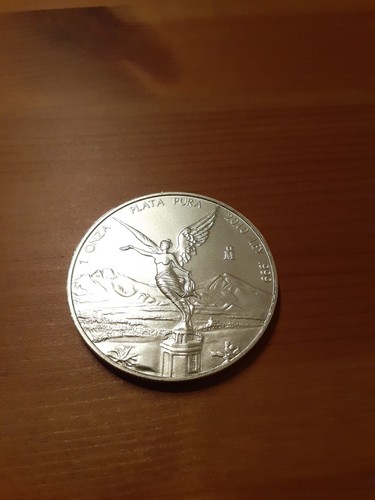 Mexiko onza plata pura - mexiko, 1