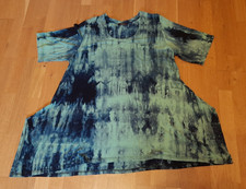 grün blaue lange Tunika *