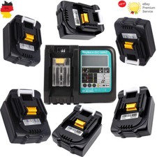 6X For Makita Battery BL1415 BL1415N 14,4V 1,5Ah Li-Ion 196875-4 BL1430B BL1440B