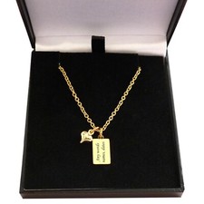 18K Vergoldete Halskette Mit