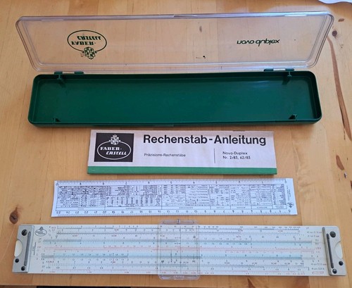 Rechenschieber faber castell - rechenschieber,