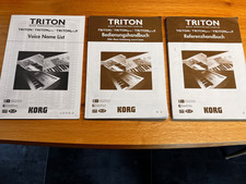 KORG TRITON,TRITONpro,TRITONproX - Bedienungsanleitung/Manual(original)- deutsch